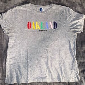 Oakland San Francisco T shirt mens large
